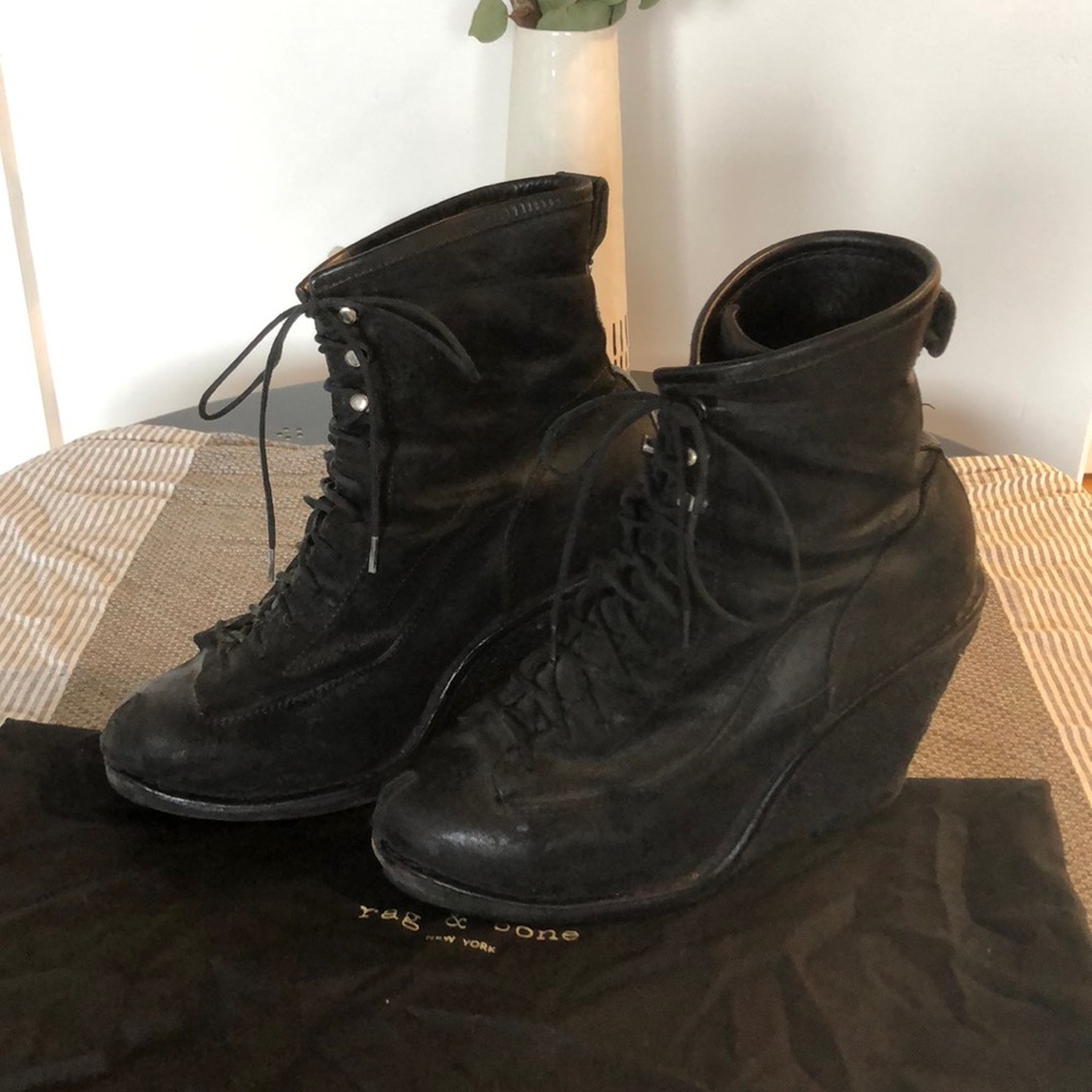 rag & bone wedge heels, size 37 (7)